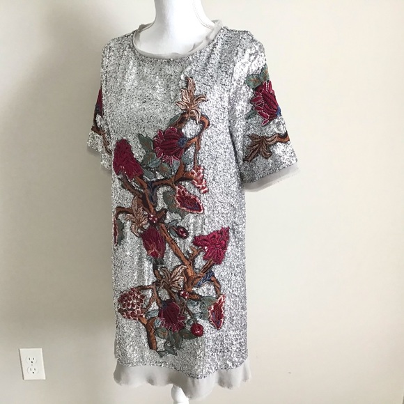 RARE ASO Alexis Rose in Schitt’s Creek Embroidered Sequin Dress NWT - Picture 10 of 16